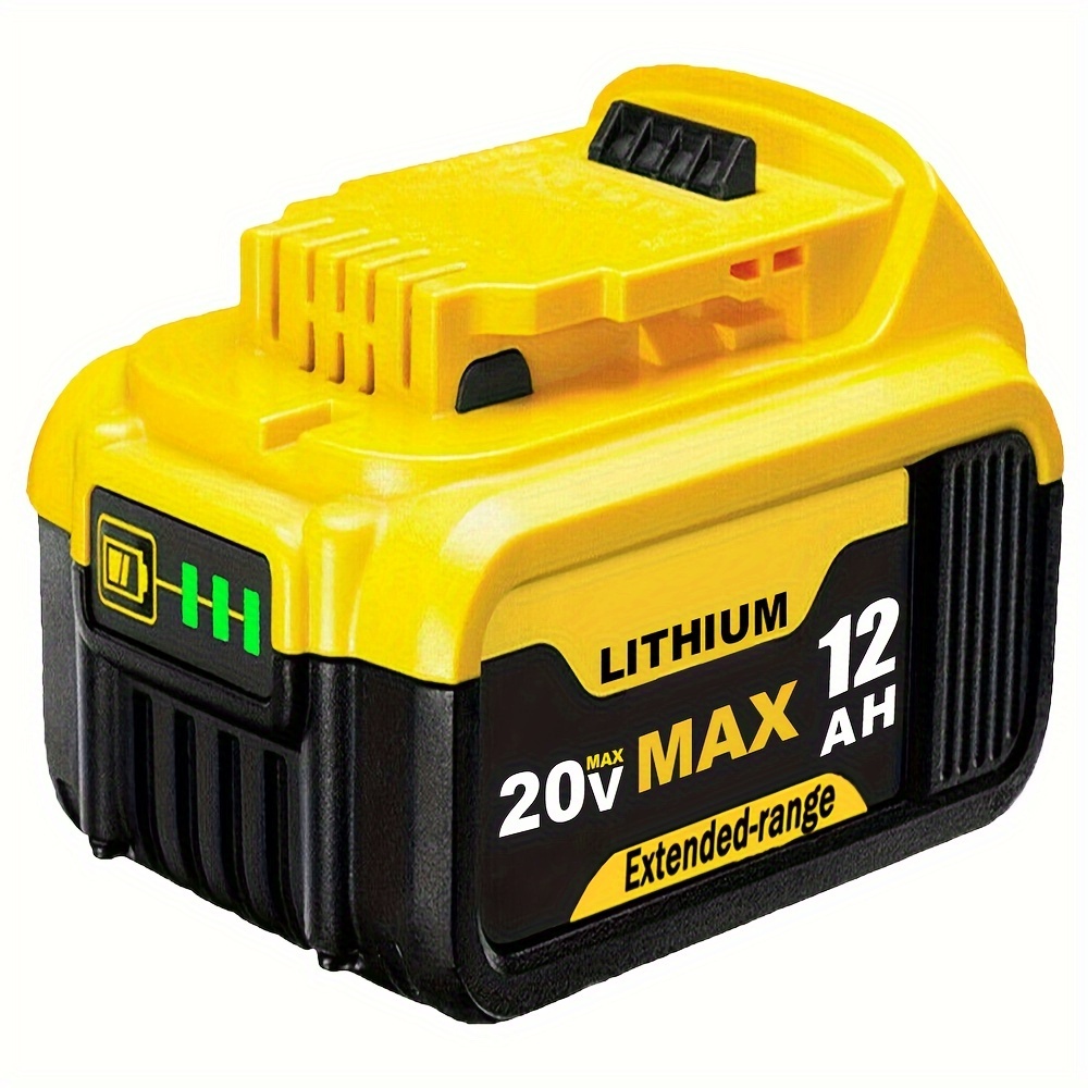 

Replacement 12.0ah For Dewalt 20v Max 12 Ah Lithium Dcb210 Compatible With Dewalt Battery Dcb210 Dcb203 Dcb204 Dcb206 Dcb201 Dcb200 Dcb207 Dcb208 Fit Dcd Dcf Dcg Dcs Series