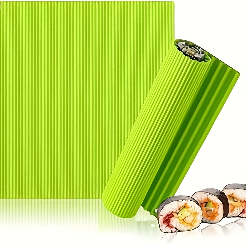TEMU Silicone Sushi Rolling Mat - Complete Sushi Making Kit For Beginners With Easy-to-clean Sushi Roller And Mats, Perfect Sushi Rolls