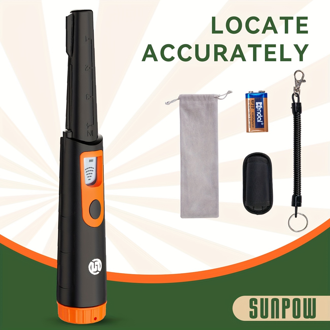 

Sunpow Elite - 360° Precision, Lcd Display With 3 For , Battery Included