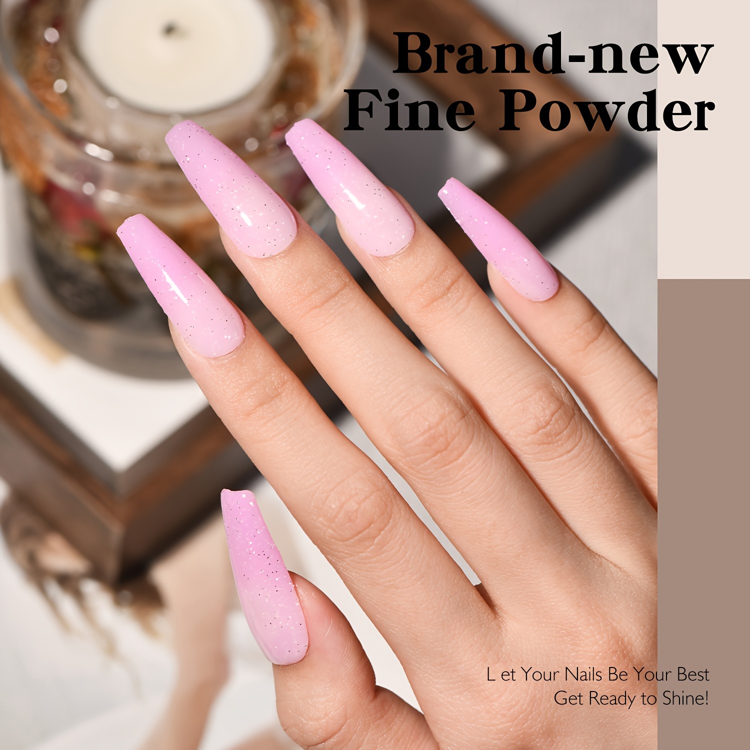6 коробок/комплект набор для ногтей с готовой порошковой пудрой горячий розовый цвет ногтей финские цвета порошка для ногтей без нужды в лампе, как   гель-лака, гладкое и гладкое покрытие подробные сведения 5