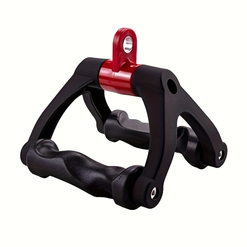 Handle For Cable Machine - Ergonomic Row Handle Cable Attachment - Triangle Grip Lat Pulldown Attachments For Home Gym
