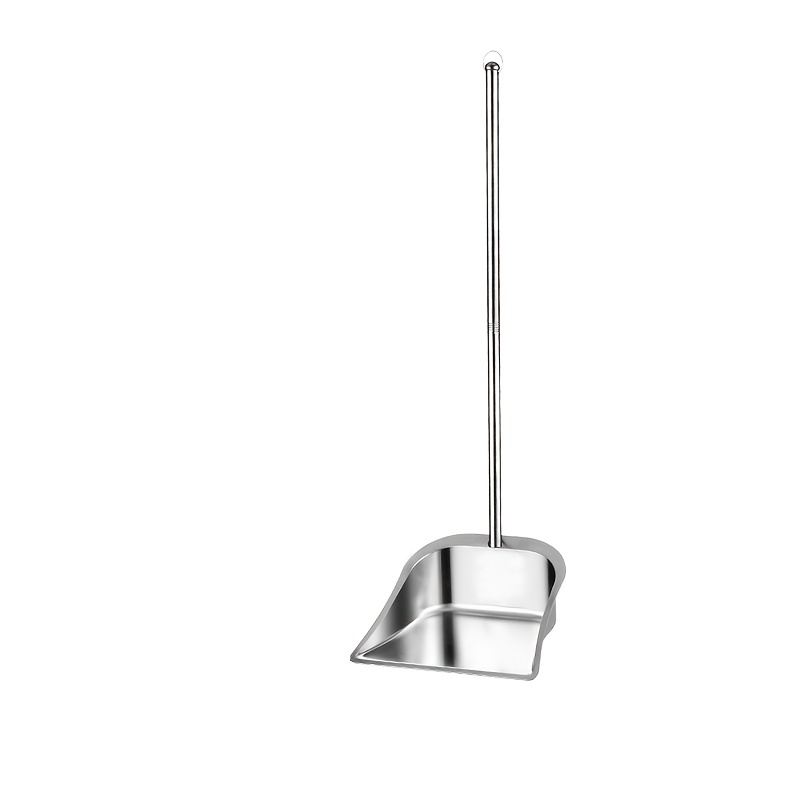 1pc A Sturdy Stainless Steel Dustpan, In Large And Small Sizes, Designed For Household Use With An Extra Thick Iron Construction