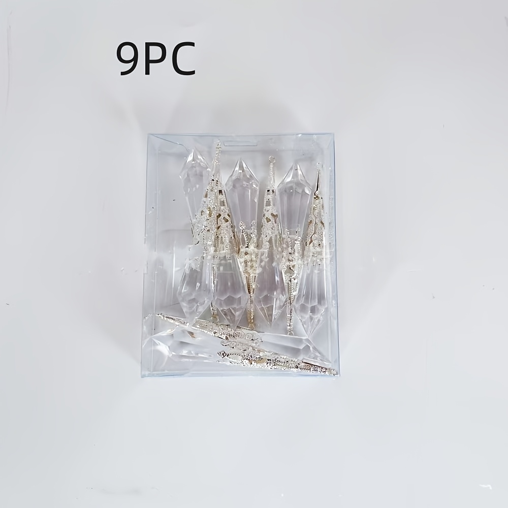 Image of 9pcs New Christmas Decorative Pendants - Wedding And Event Display Decorations For Home Scene Arrangement
