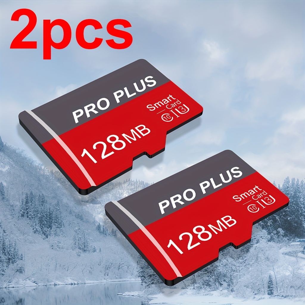 TEMU 2pcs Memory Card 8gb 4gb 2gb 1gb High Speed Flash Card 512mb 256mb 128mb 64mb A1/c10/u3 Memory Memory Card Tf/sd Card For Tablet/camera/mobile