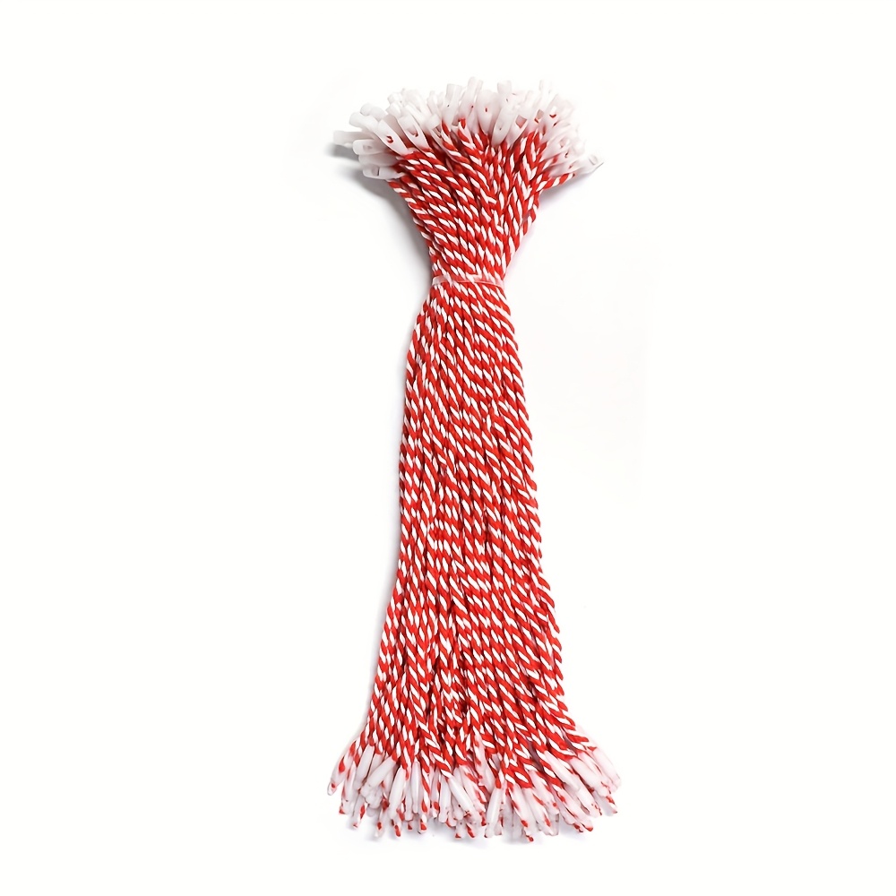 TEMU [99pcs Corde Suspendue avec Agrafe] 99pcs Corde Suspendue avec Boucle de Verrouillage à Agrafe, Cords de Tag Décoratifs Multi-Occasions, pour