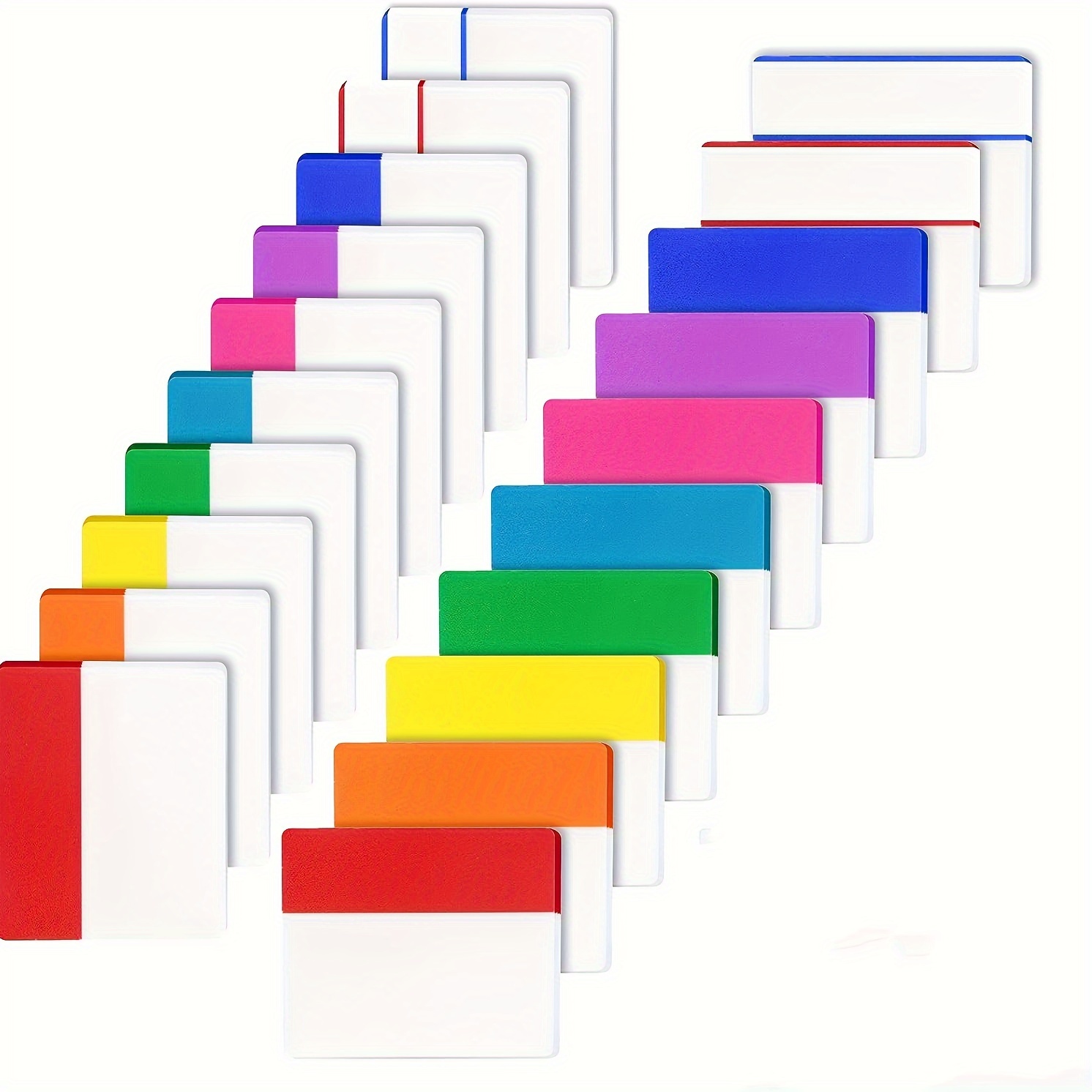 

Waterproof, Translucent Design, Good Stickiness: Colorful Index Tabs For Organizing Your Workspace