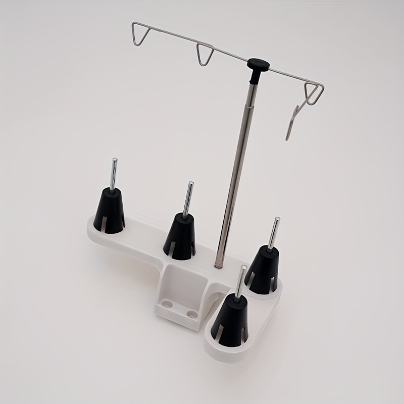 

1pc Sewing Machine Thread Stand - Sturdy Edge Guide Holder For Quilting And Knitting Supplies