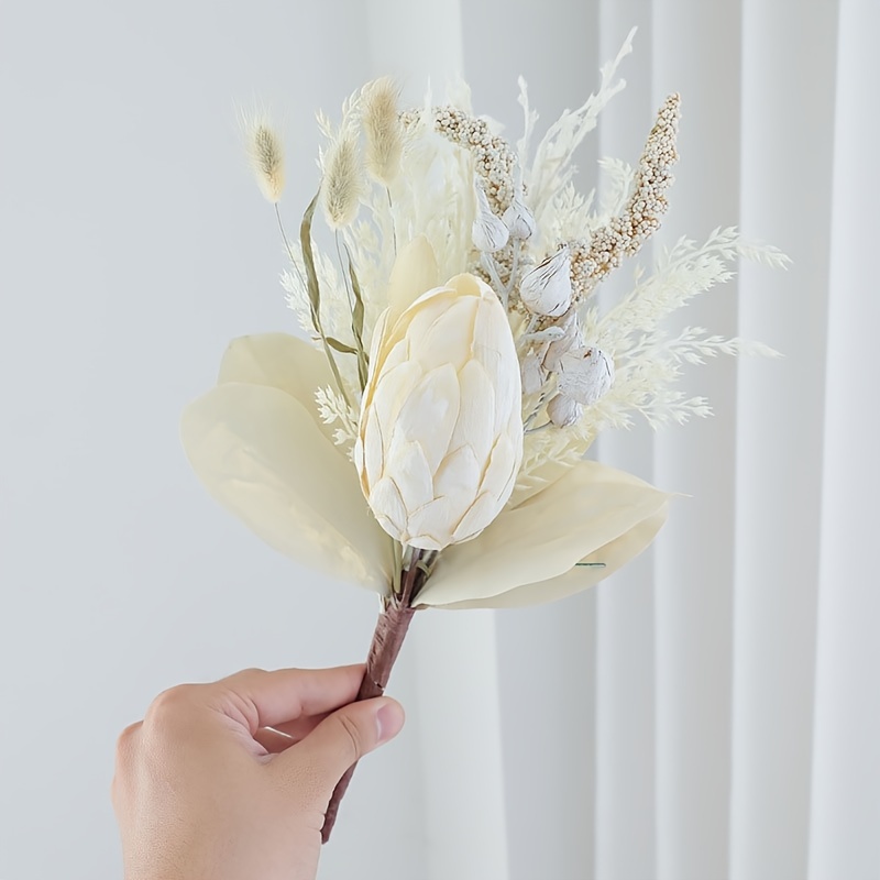 E-shop ., Wunderschöne -Orchidee Weizenähren-Bündel Künstliche Blume, Simulationsblume Kunstblume, Geeignet für Heimdekoration, Wohnzimmer Esstisch