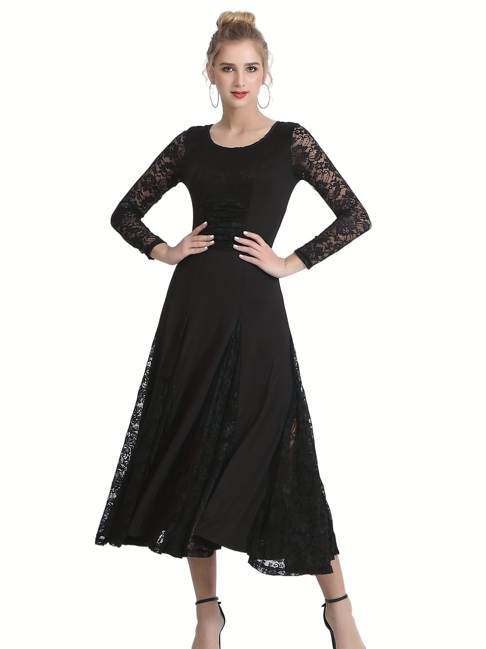 chinese dress ladies Amazon.com: Alexandra Collection Womens Black Lace Dance Costume  Performance Leotard Black X-Large : Clothing, Shoes & Jewelry