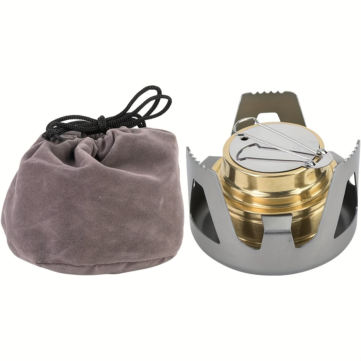 

Portable Alcohol Stove Without Alcohol, Portable Cooking Stove For Outdoor Camping Hiking Travel