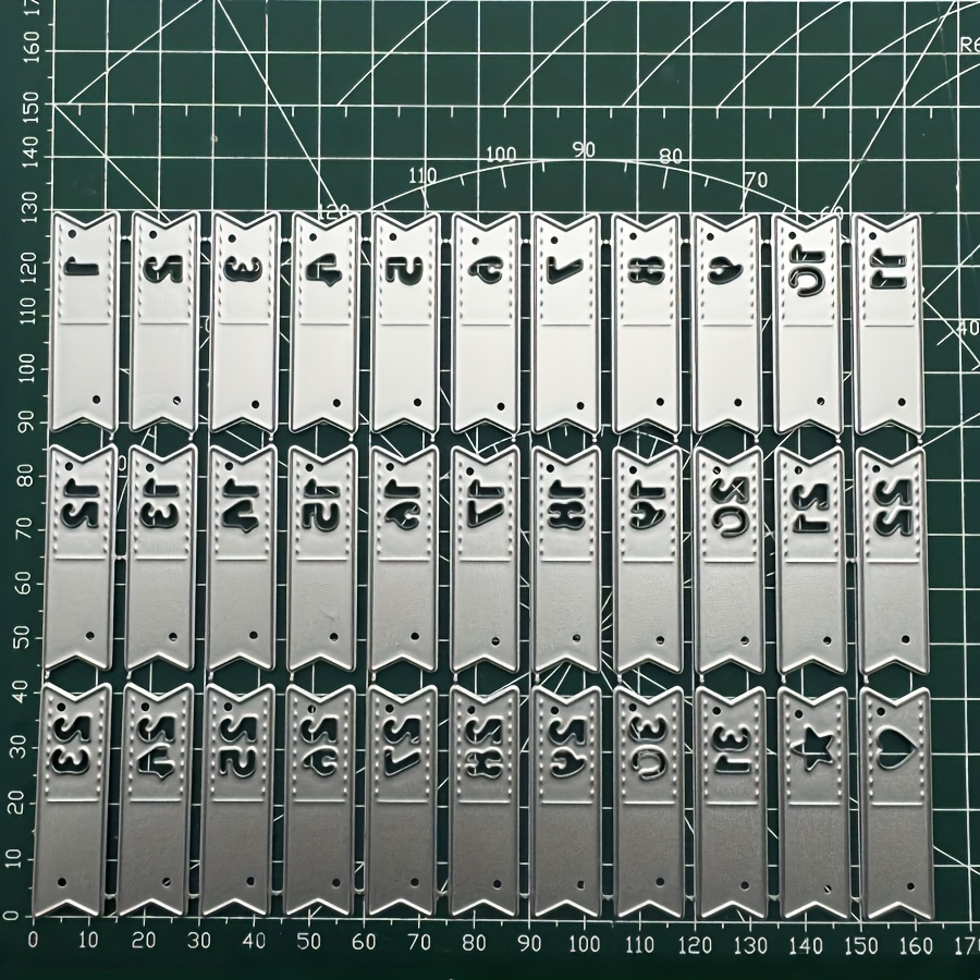Image of New Arrival 1~31 Digital Labels Metal Cutting Dies For Diy Scrapbooking Card Making Stencils Photo Albums