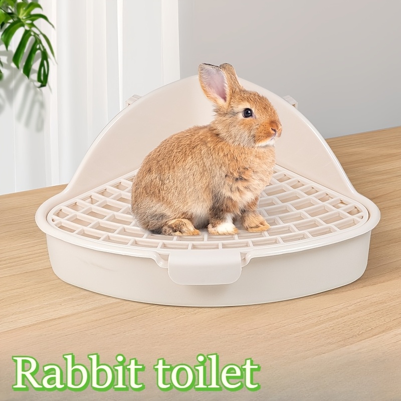 Konijnen kattenbak, zindelijkheidstrainer voor dieren, hoektoilet voor konijntjes, bretelbaarzen, hamsters, draken, katten, Nederlandse varkensbenodigdheden