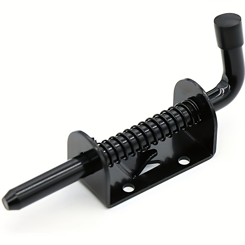 E-shop Schwerlast 5-Zoll Federbelasteter Fassriegel, Metall-Schiebetürschloss für Schränke/Truhen, Innen- Außenbereich, 2 mm verstärkte Massivhardware,