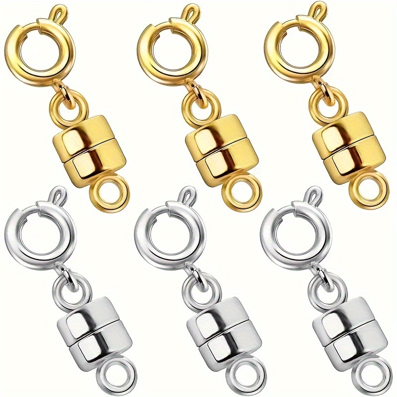 5Pcs Magnetic Clasp DIY Jewelry Accessories Gold Necklace Bracelet