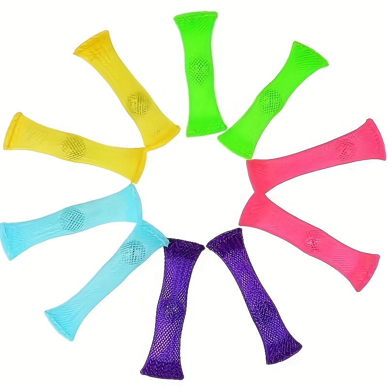 Bendable Woven Mesh with Marble, Sensory Relax Toy, Mixed Colors