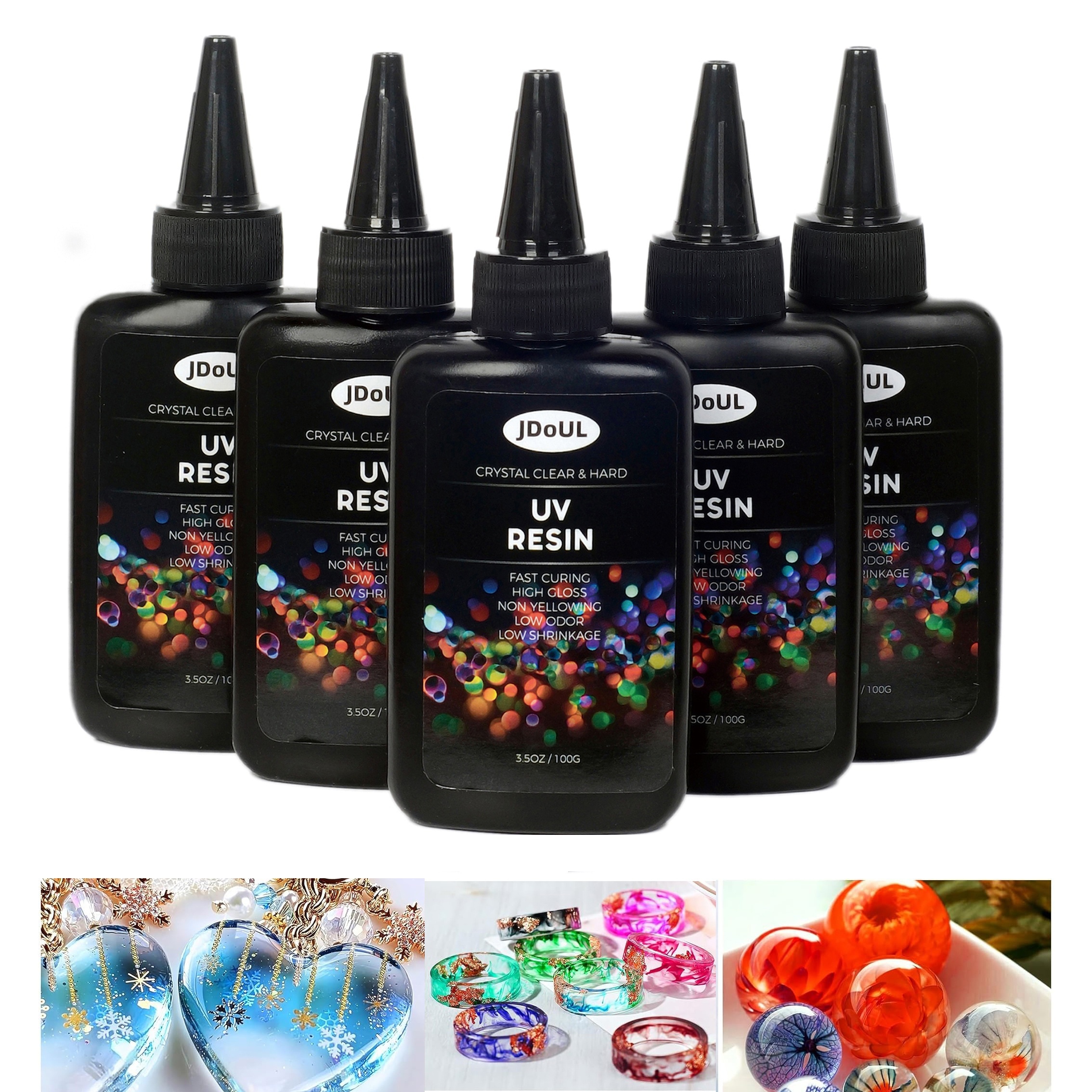 Polyresin 100g Clear Uv Epoxy Resin Fast Curing Low Temu