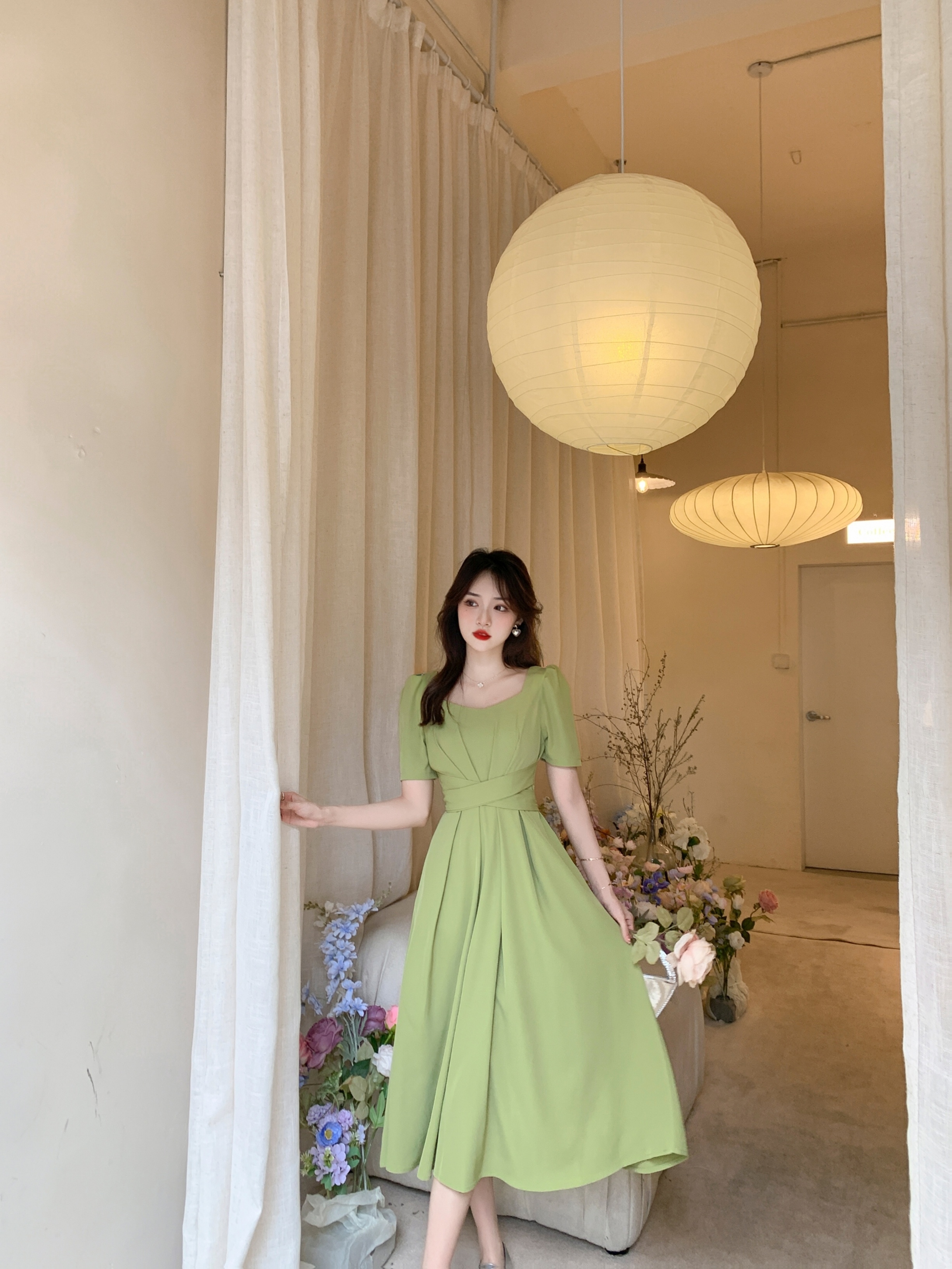 matcha dress sold on Temu United States
