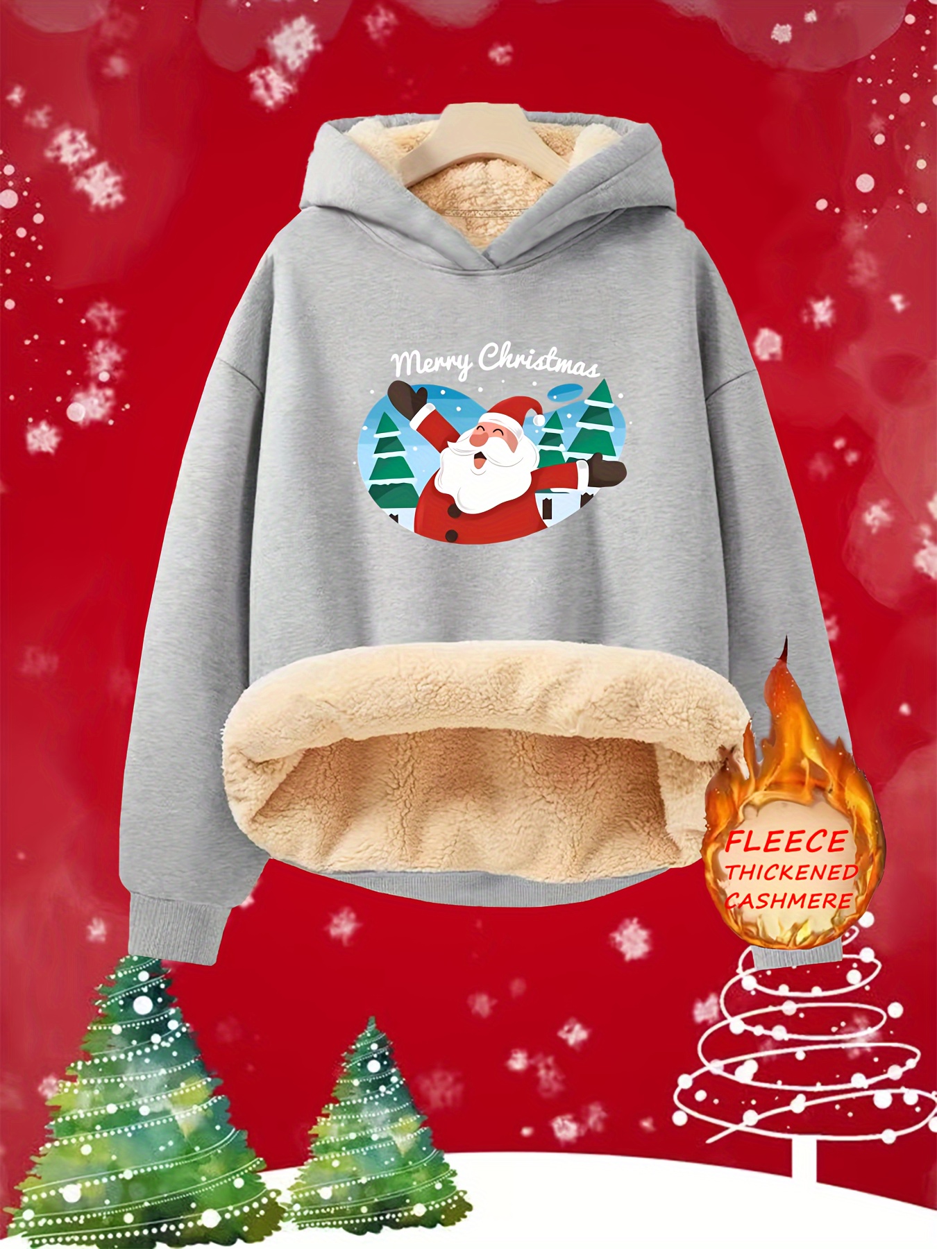 santa claus merry christmas pattern print boys stay Temu United