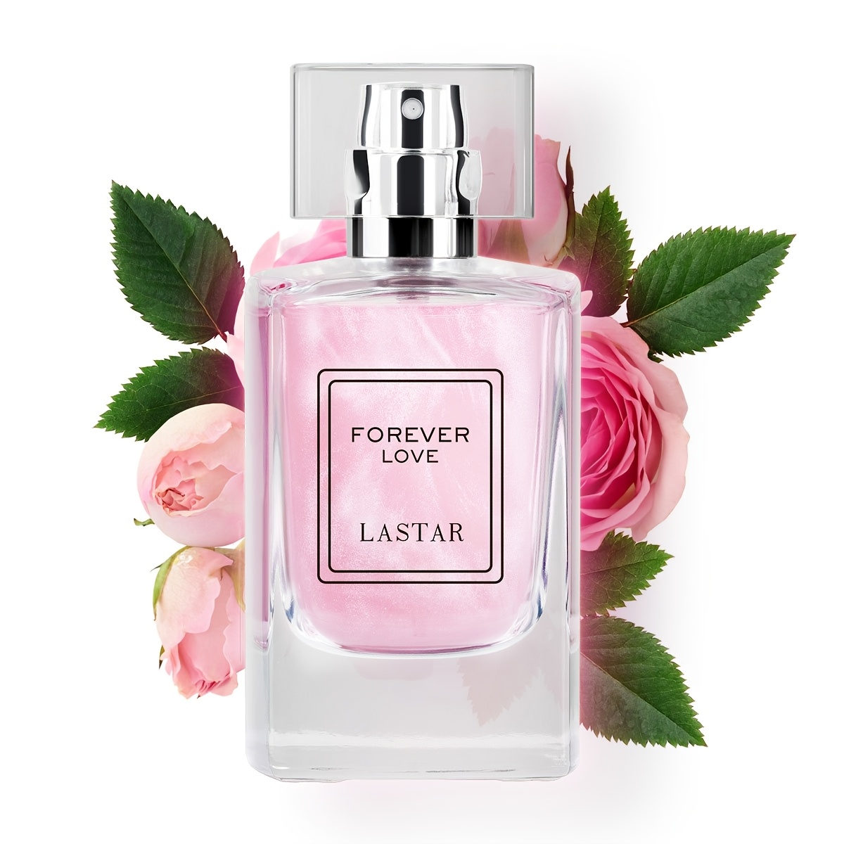 LASTAR 50ml ženski sprej za dezodorans - miris ruže i živanja, dugotrajno kontroliranje mirisa, prijenosna putna veličina za svakodnevnu i poslovnu upotrebu, elegantan cvjetni poklon za rođendane i praznike, parfiran dezodorans, poslovna putna veličina, elegantna prozirna boca, sofisticiran dizajn naljepnice