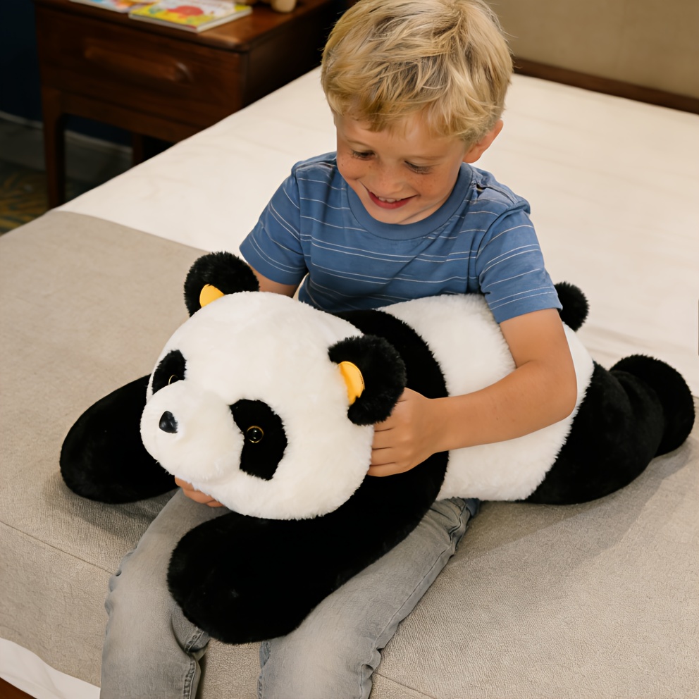 cute plush panda plush toy black and white panda stuffed animal doll   for boys and girls birthday easter valentines day gift   decoration goodies enhancing the atmosphere of home decoration Product details 8