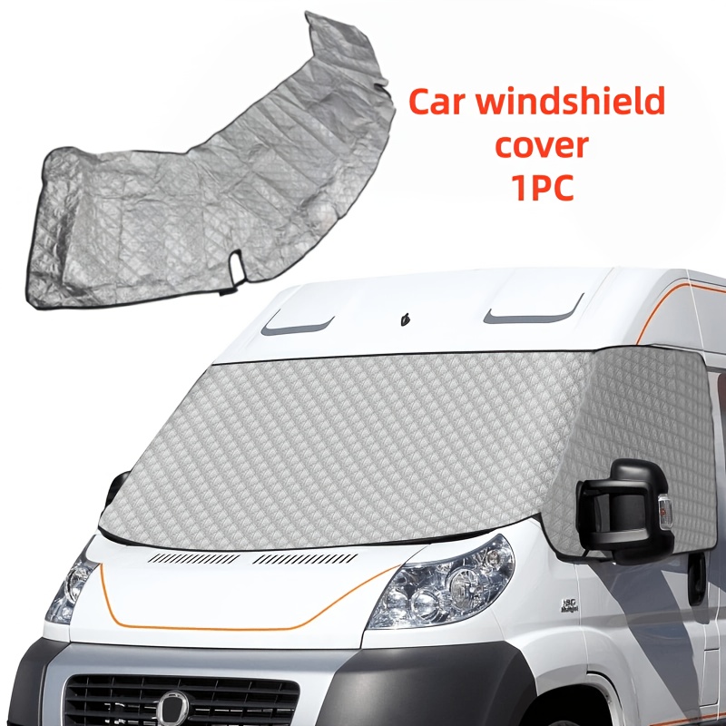 Car Windshield Cover - Snow Shield For , For Ford Transit, For , Sunshade - Adjustable Straps, Snow And Frost Protection, Reduced Heat And Glare, , Suitable For Rv Camping And Road Trips