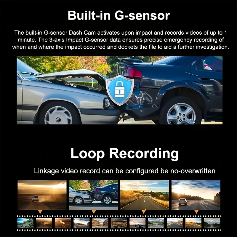 Cameră auto FHD cu 2 canale [6]