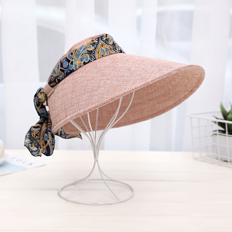 Women's Wide Brim Sun Hat Upf 50+ Protection Foldable Summer - Temu
