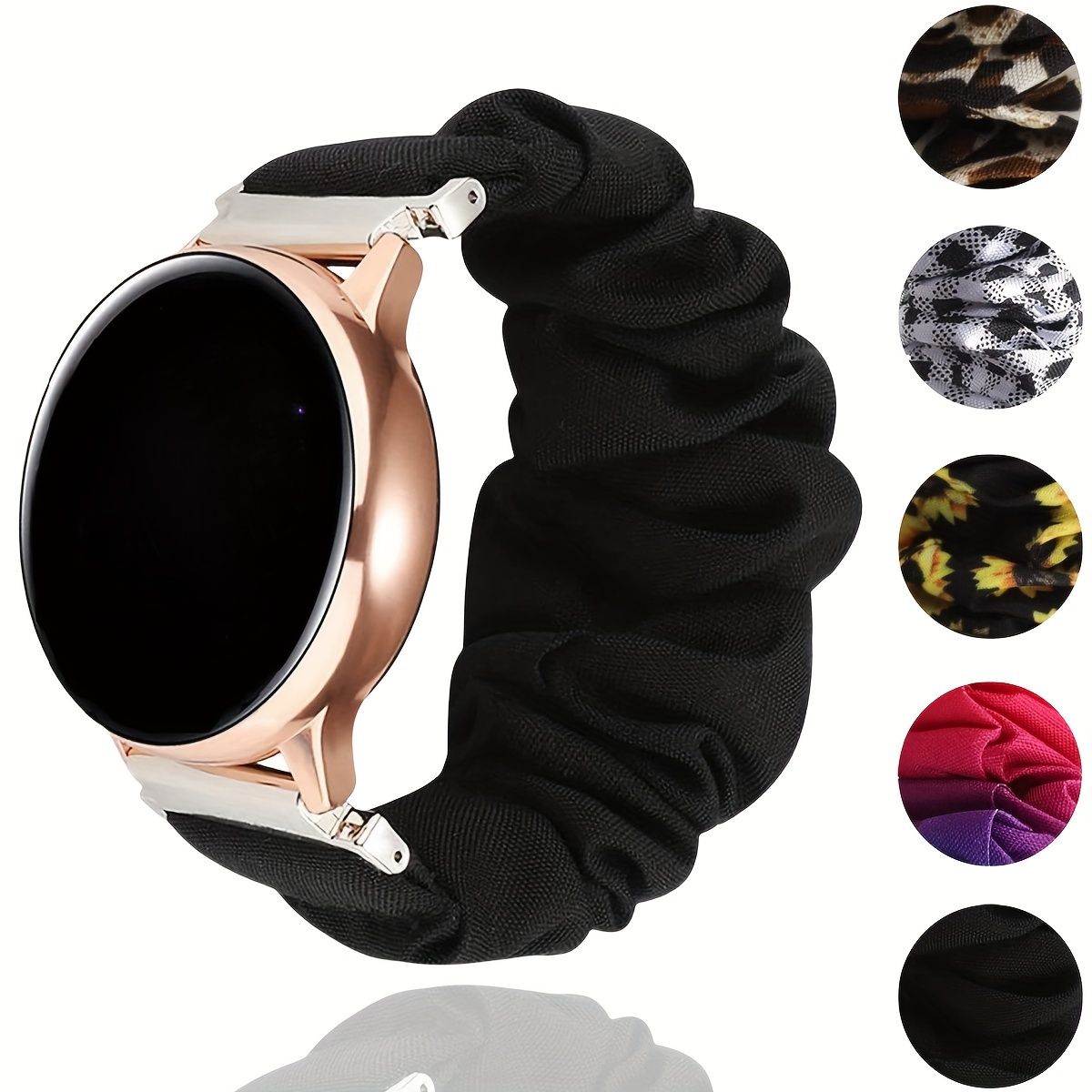 

Adjustable Scrunchie Band For 7 6 5 4 Fe Band 40mm 44mm/for 6 Classic 47mm 43mm/watch 45mm/4 Classic 46mm 42mm, 20mm Cute Soft Stretchy Strap. Clever Design, Comfortable And Breathable