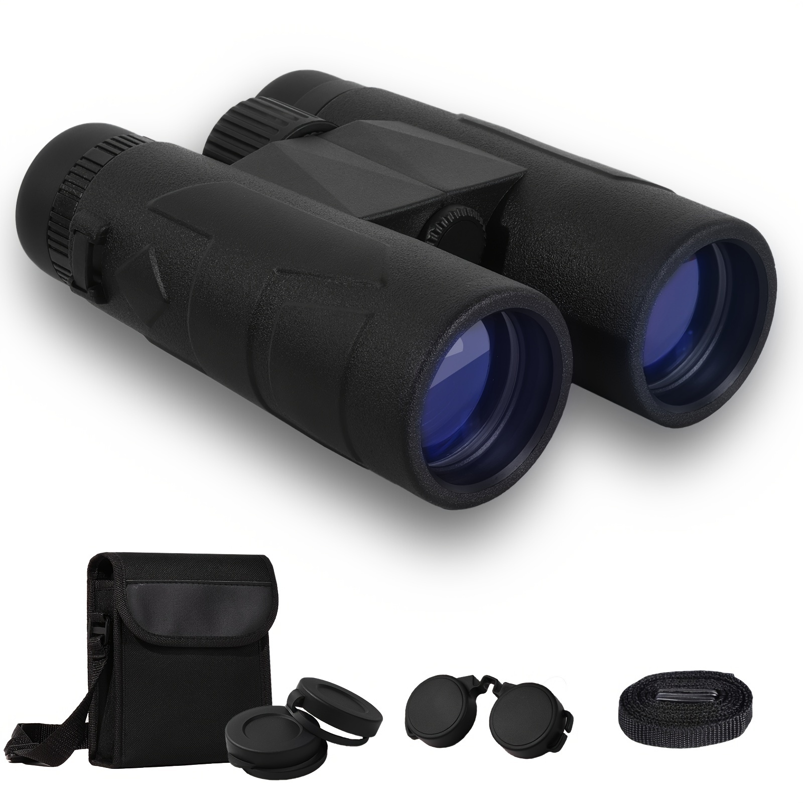 

10x42 Binoculars, Binoculars For Adults High Powered-bak4 Prisms, 10x Magnification, Wide Field Of View, Excellent Low Light Performance, Portable Binoculars For Bird Watching, Outdoor Activities