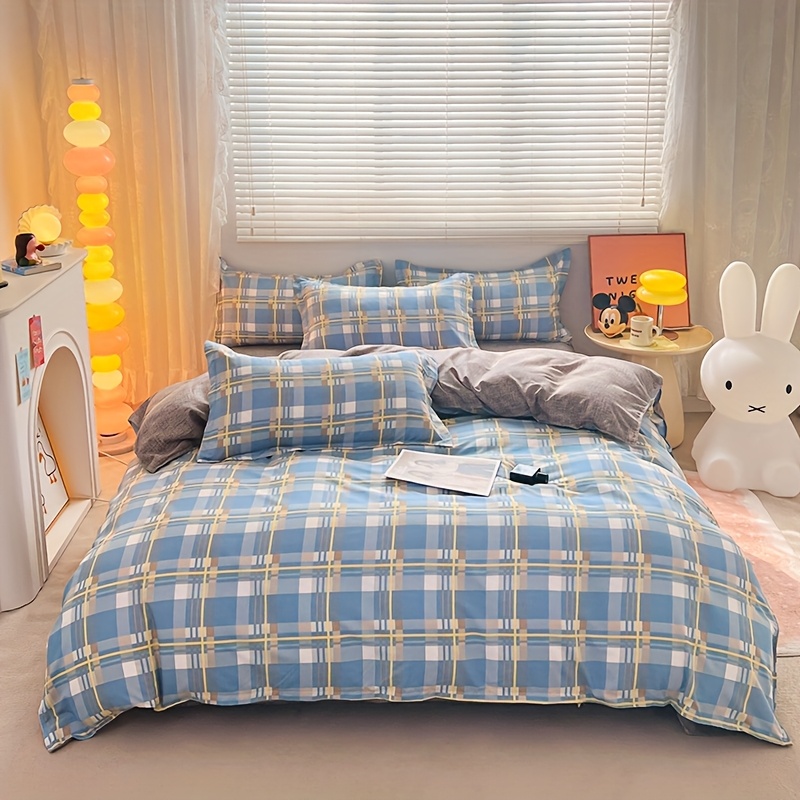 Lions - Set di biancheria da letto 3D, copripiumino con federe, in
