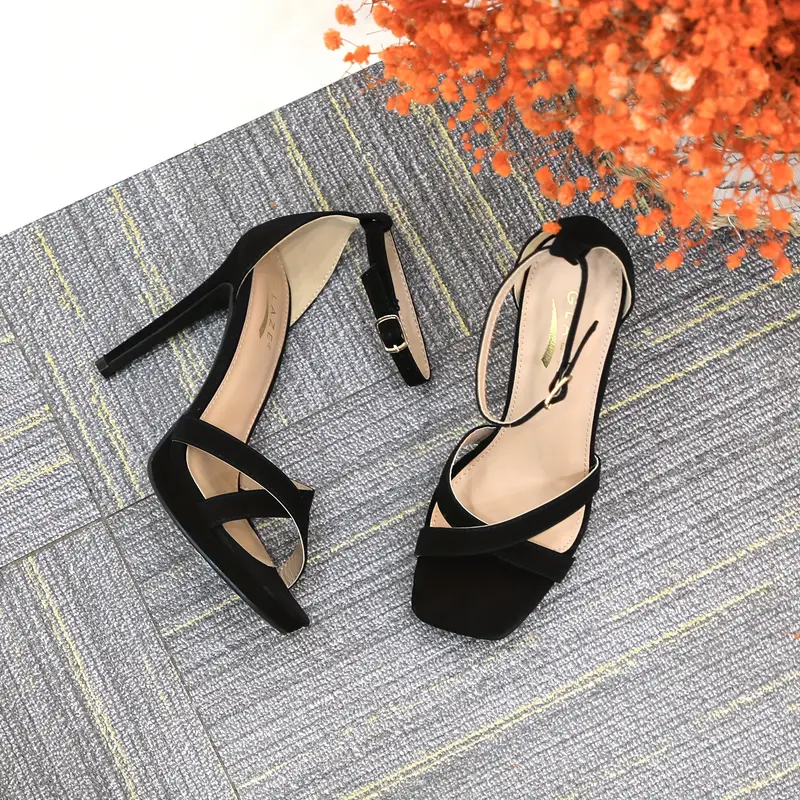womens chunky high heel sandal strappy open toe ankle strap - Temu womens chunky high heel sandal strappy open toe ankle strap - Temu