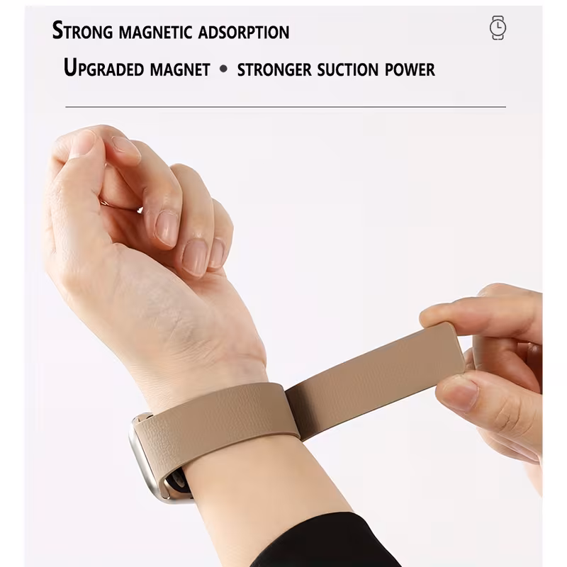 magnético para pulseiras watch 44mm, 40m, 49m,46m 45 mm m iwatch series 10 6 5 4 3 se ultra 2 Detalhes do produto 3