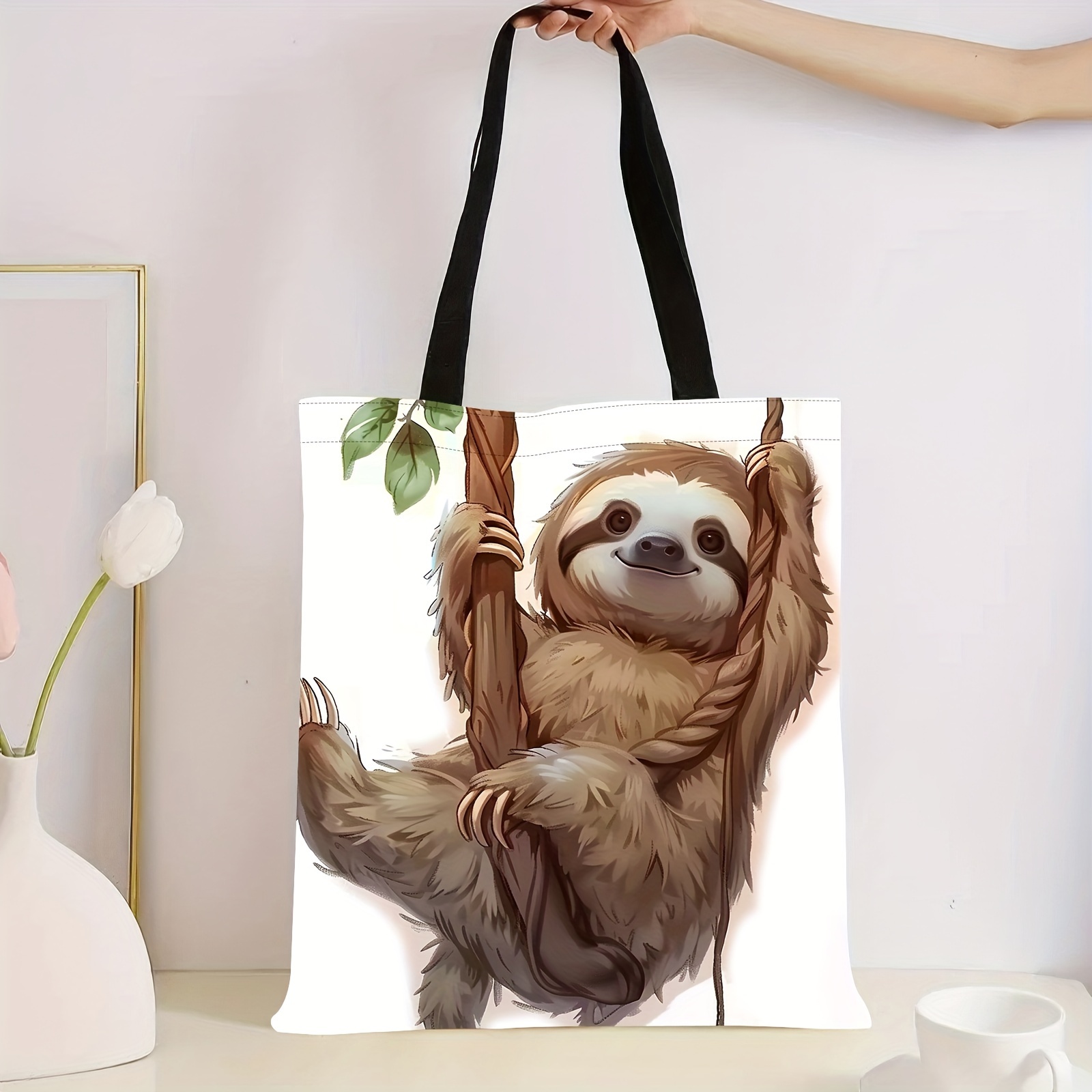 Sloth canvas bag sale