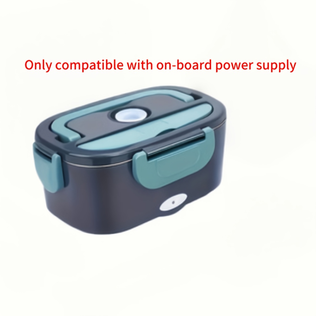 TEMU Rechauffeur de Boîte à Lunch, Boîte à Lunch à Chauffage Rapide 60W, Anti-Fuite, Récipient Amovible en Acier Inoxydable de 56.8Oz, Réchauffeur de