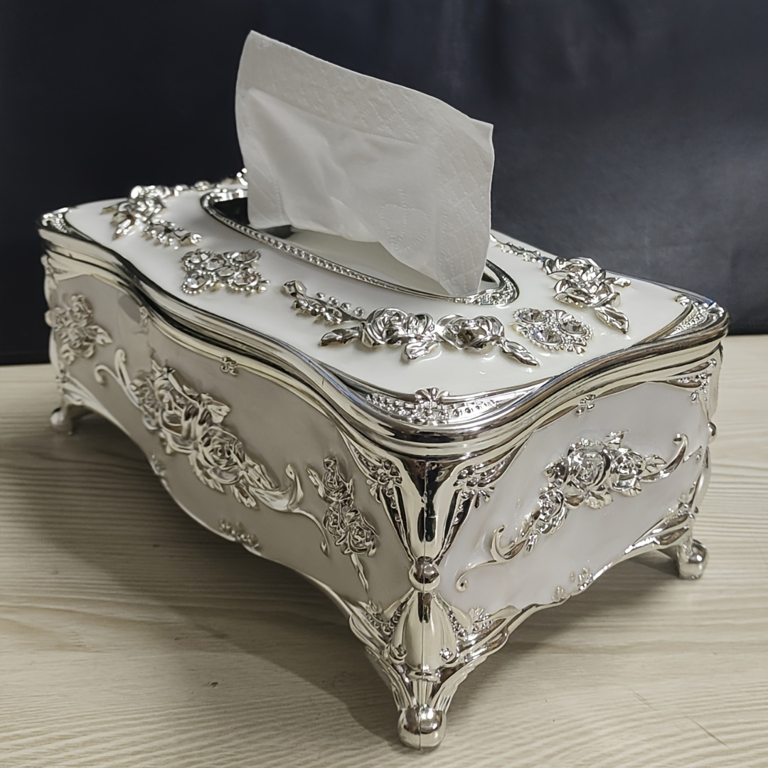 

Elegant European-style Tissue Box Holder - Kitchen, Living Room & Dining Table Decor