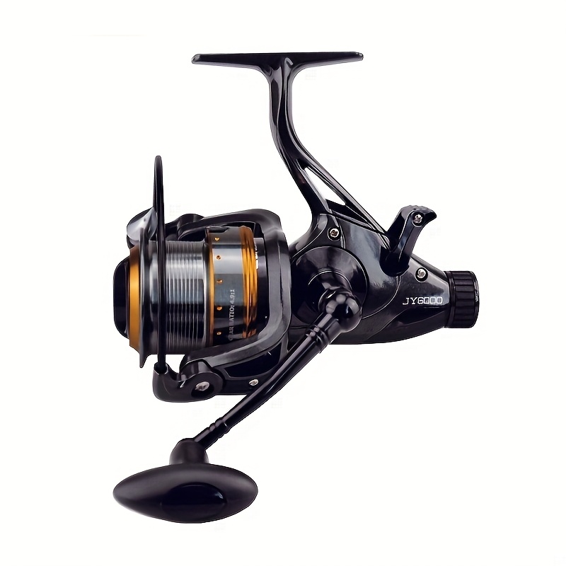 Image of Long-throw Metal Spool Metal Rocker Arm Front And Rear Brakes Smooth Bearing Ice Fishing Lure Rock Fishing Reel Sea Rod -