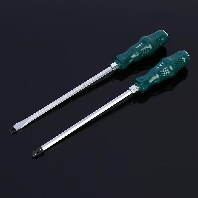 

2pcs Screwdriver Plum Heart Screwdriver Repair Tool Set Disassembly Flat Mouth Jack With Strong