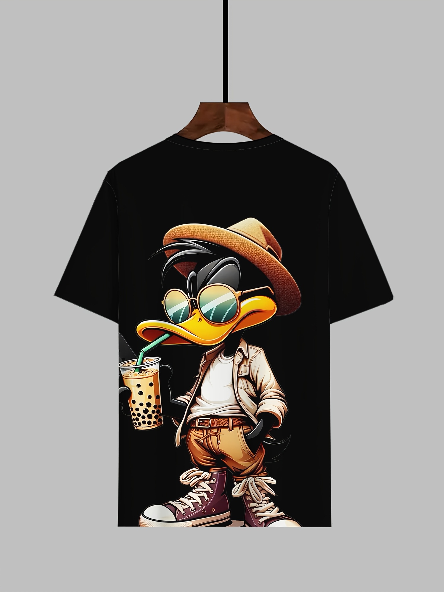 Graphic T-Shirt Featuring Anime Characters for Plus Size Men | Made from 100% Polyester | Round Neck Sports Tee for Men | Short Sleeves with 3D Print | Slightly Stretchy Fabric | Casual Summer Knit Tops | Standard Adult Shirts