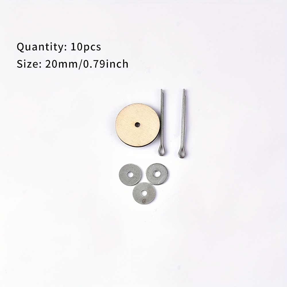TEMU A Pack Of Diy Wooden Joint Bolts With Rotatable Nail Tip Joint Accessories For Dolls