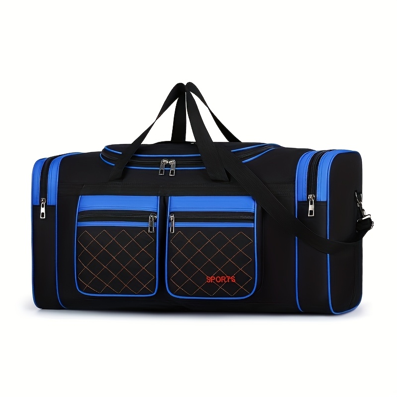mens large handbag tote bag 1pc solid color practical large - Temu