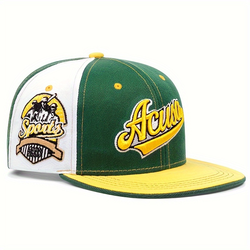 Image of New Unisex Fashion Letter High Quality Embroidered Flat Brim Hat Outdoor Sports Sunshade And Sunscreen Baseball Hat