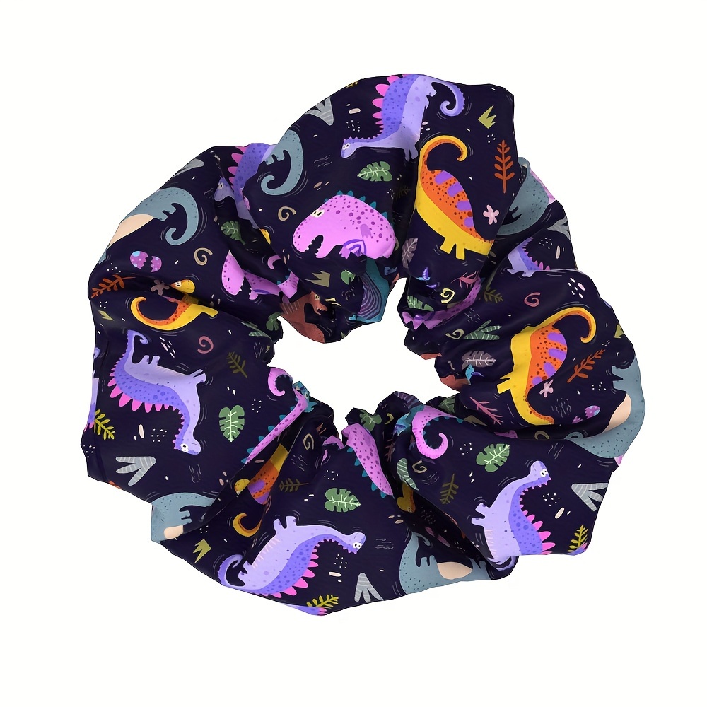 Dinosaur Large Hair Tie Female Fabric Hair Rope Head Ornament Tie Hair