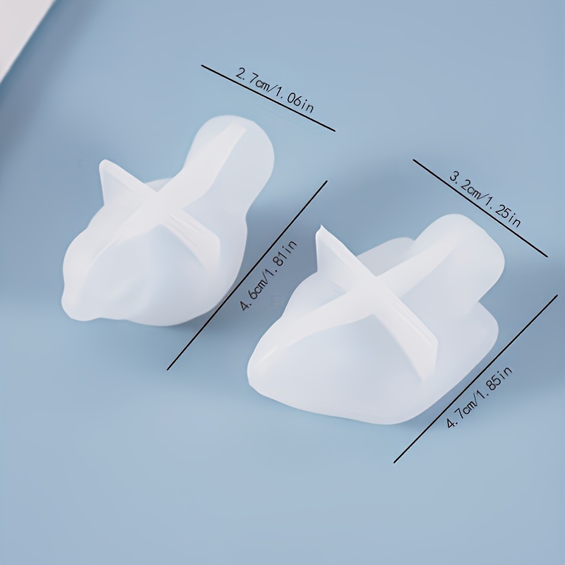 2pcs 3d Bird Silicone Mold Set For Diy Crafts - Cute Cartoon Pendant & Keychain Resin Casting Kit, Home Decor Ornament Making Supplies Bird Silicone Resin Molds