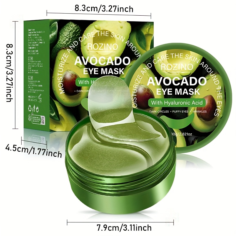 80g Hyaluronic Acid and Avocado Eye Essence Patch. It tightens the eye Light Beige, brightens the complexion, provides deep hydration and is hypoallergenic, suitable as eye makeup primer to Moisturizing Light Beige before applying makeup