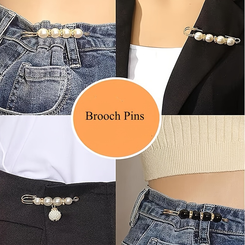 14pcs elegant alloy brooch pin set minimalist novelty irregular shaped fashion accessories versatile safety pins for clothing and hats details 2