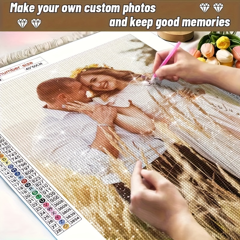 

5d Diamond Painting Kit For - Personalized Art Theme, Diy Diamond Embroidery Set For ,