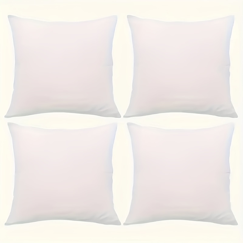 4pcs ultra soft white throw pillow covers zippered machine washable for living room sofa bedroom decor bedside pillowcases details 5