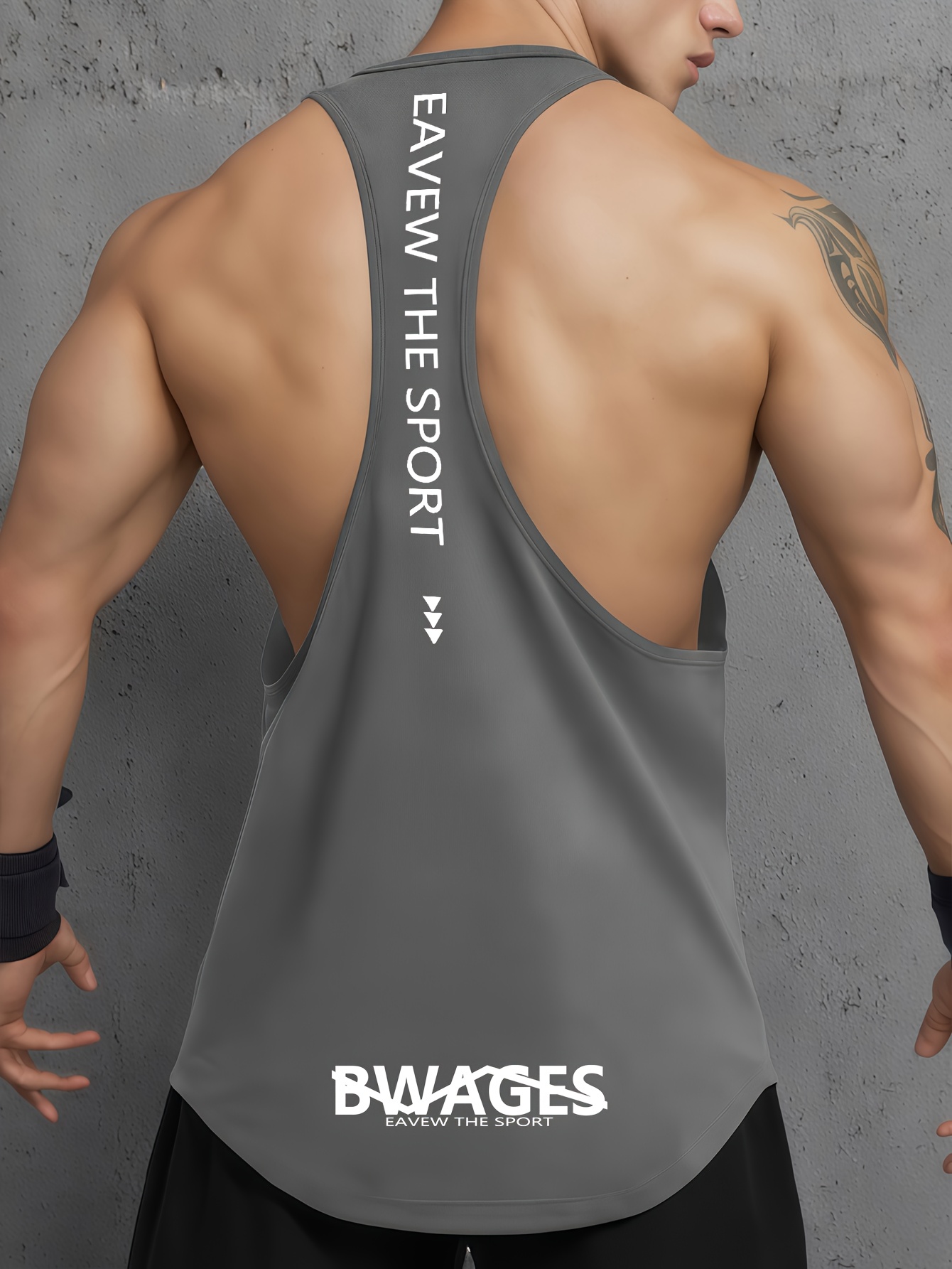 Men's Workout Vest - Lightweight Breathable Athletic Shirt for Gym, Running, Training - Sleeveless Muscle Builder Top - Machine Washable Fitness Apparel for Men & Teens