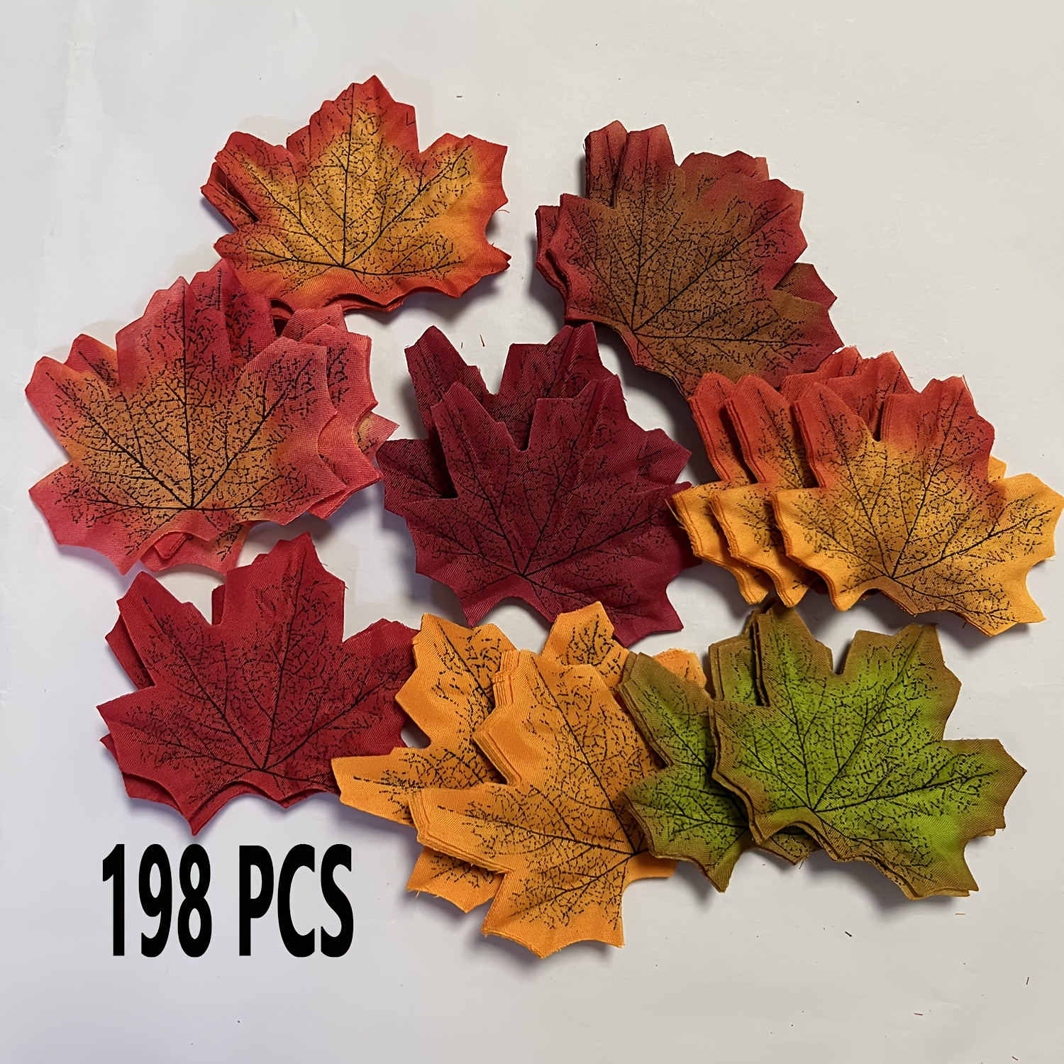 Image of 98pcs Or 198pcs Of Artificial For Home Decoration, Featuring 2.95-inch Suitable For Halloween, Thanksgiving, Weddings, Events, Parties, Crafts, And Holidays In Colors