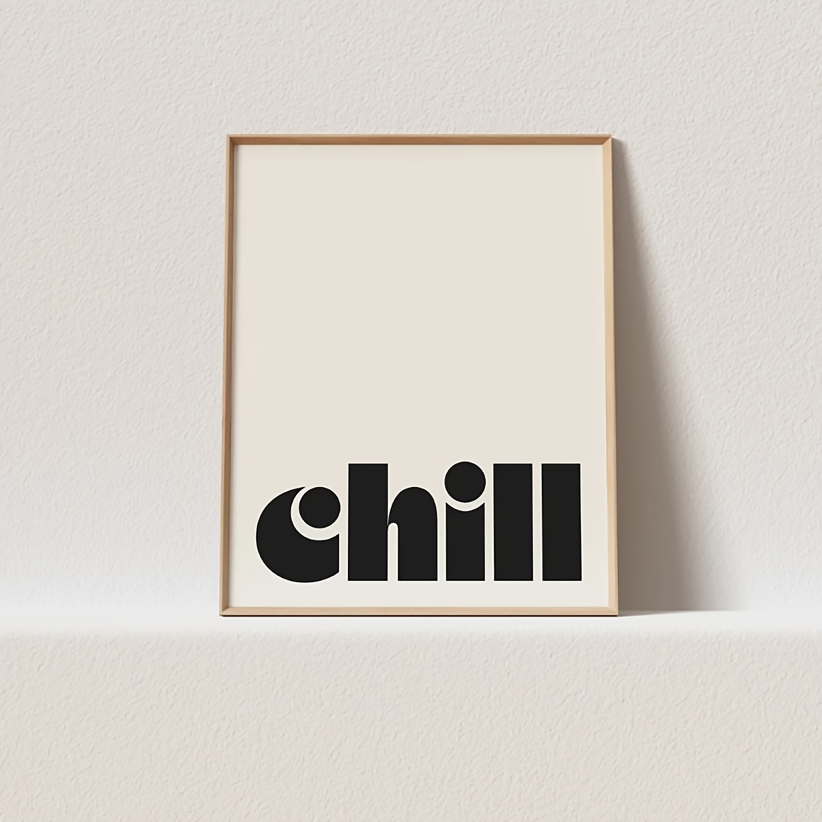 Image of 1pc Minimalist Style Poster, Contemporary Fashion, Vintage Canvas Ideal For Dorms, Flats, Bedrooms, Workplaces, Lounges, And Modern Home Decor, Without A Frame